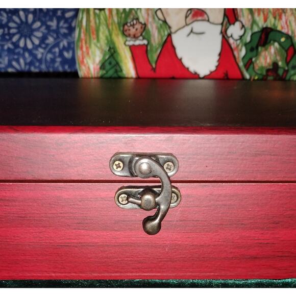 Vintage Barware Set Rabbit Opener in Wood Case w/ Charms & Accessories - Picture 2 of 8